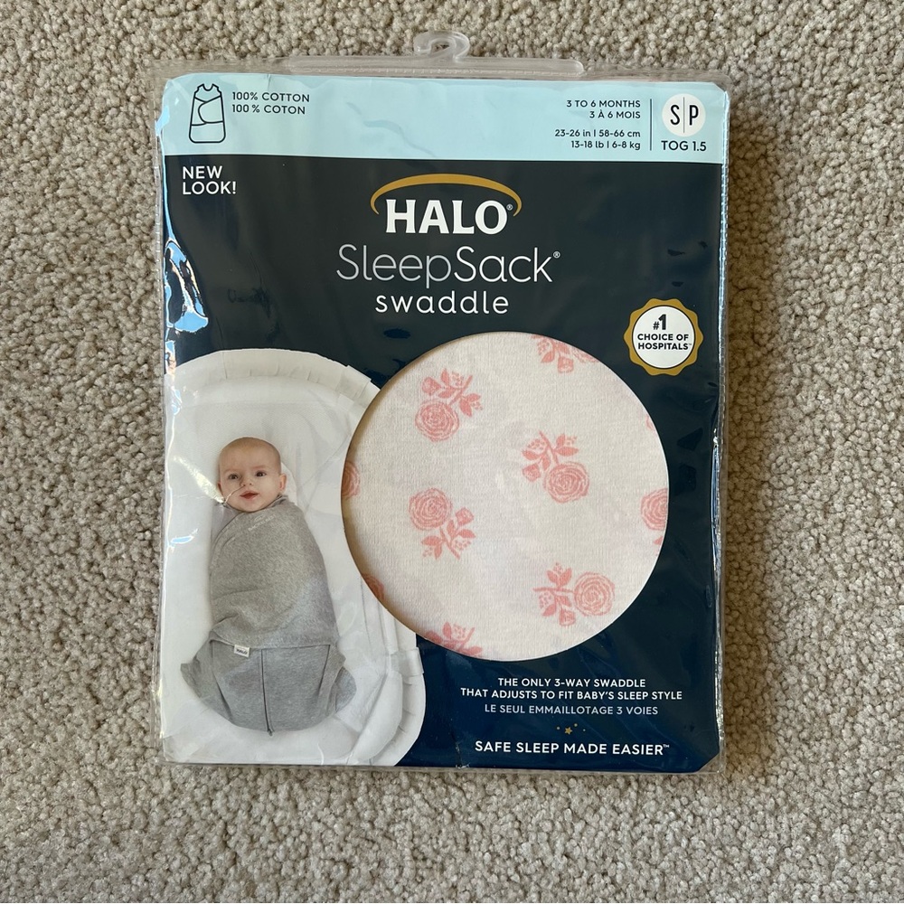 •SOLD• NEW Halo sleep sack swaddle size S